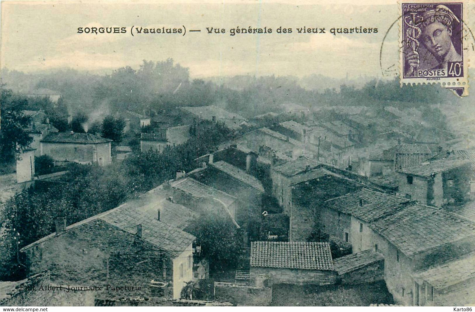 Sorgues * Vue Générale Des Vieux Quartiers * Panorama - Sorgues