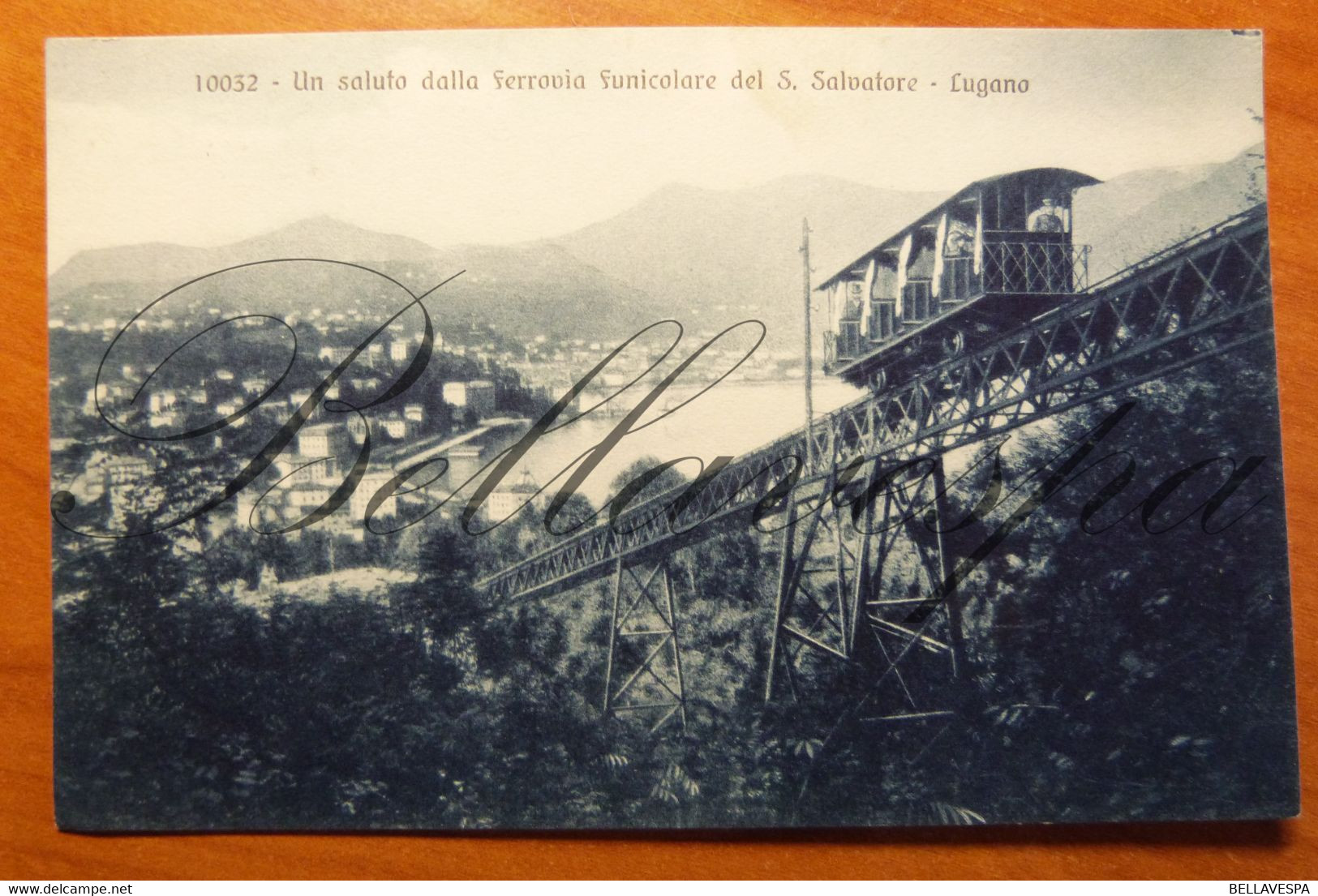 Lugano Ti Ticino. Suisse. Funicolare Del S.Salvatore, N° 10032 - Lugano