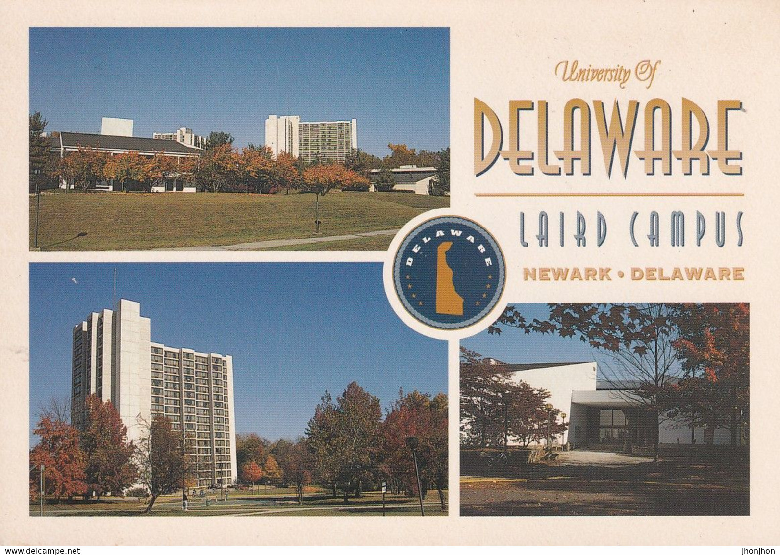 USA  - Postcard Unused   - University Of Delaware, Laird Campus Newark - Dover