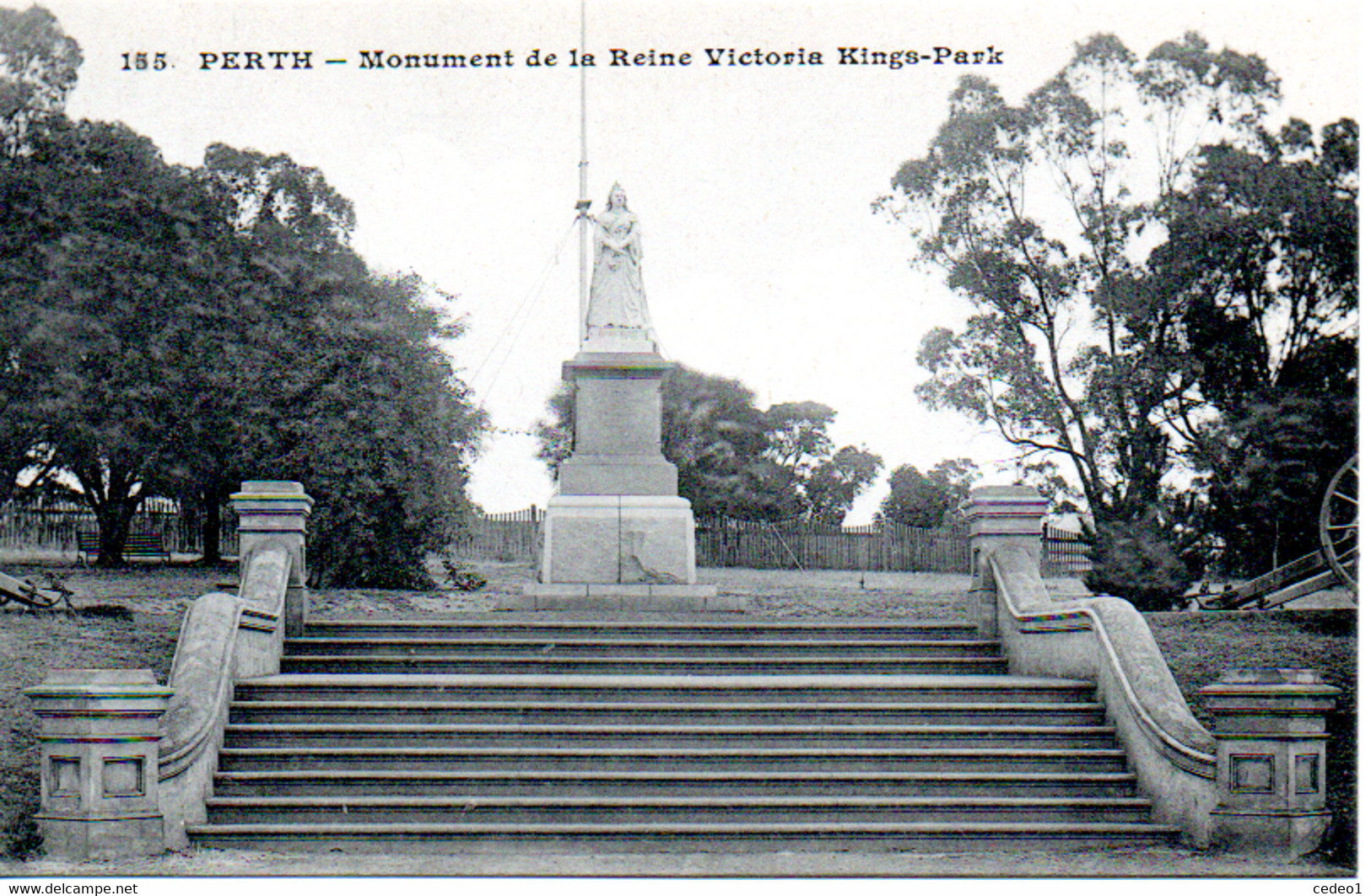 PERTH  MONUMENT DE LA REINE VICTORIA KINGS PARK - Perth