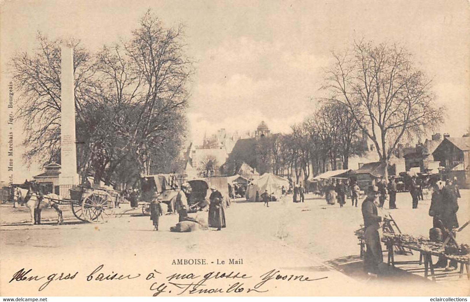 Amboise         37        Le Mail. Marché      (voir Scan) - Amboise