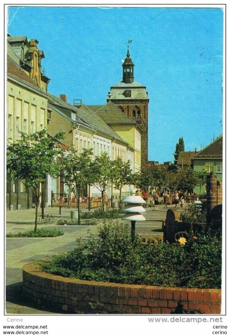 LUCKENWALDE:  BOULEVARD  ERNST-THALMANN-STRASSE  -  PHOTO  -  NACH  ITALIEN  -  GROSSFORMAT - Luckenwalde