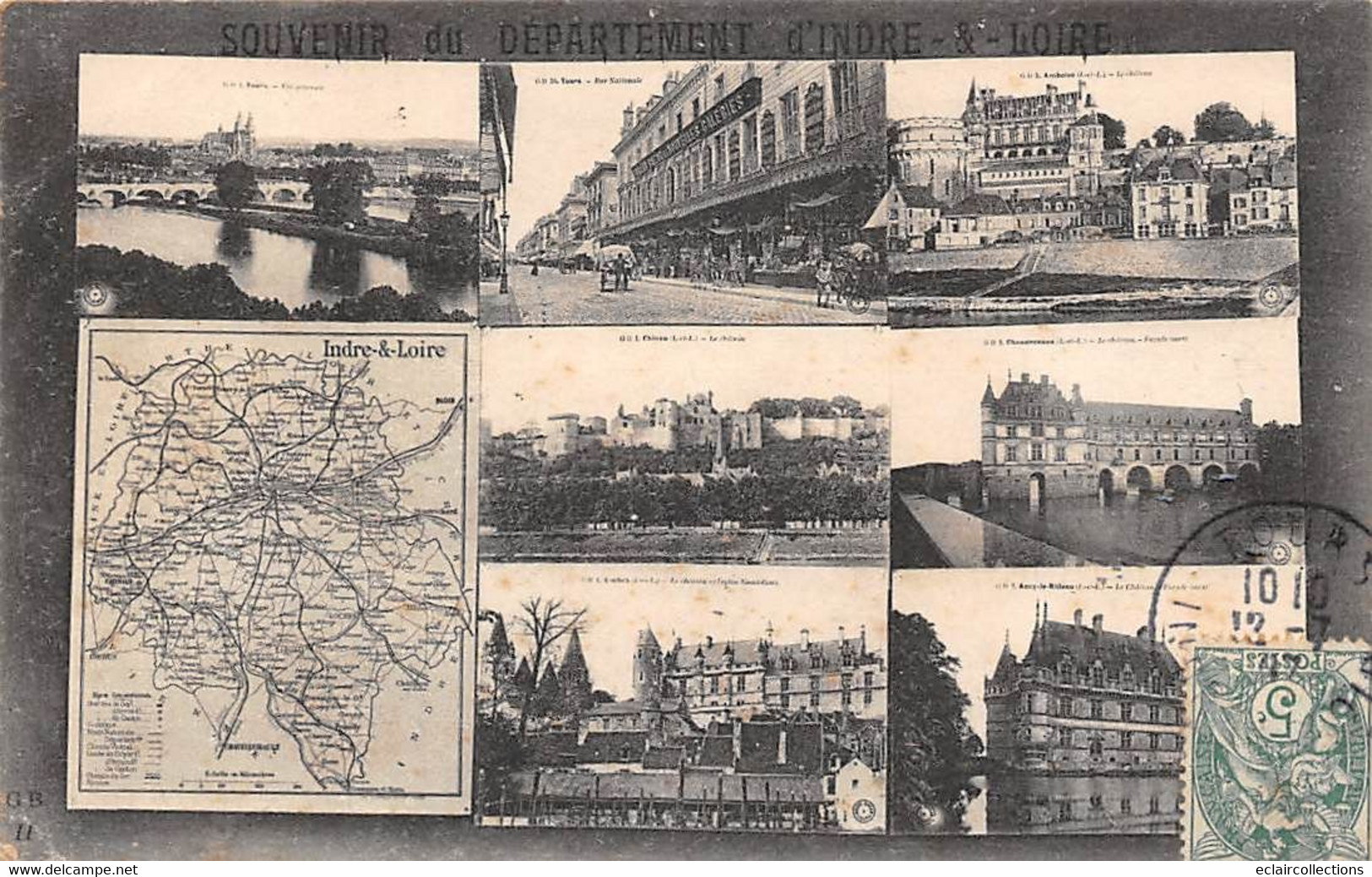 Amboise         37       Plan Du Département Et Ses Châteaux     (voir Scan) - Amboise