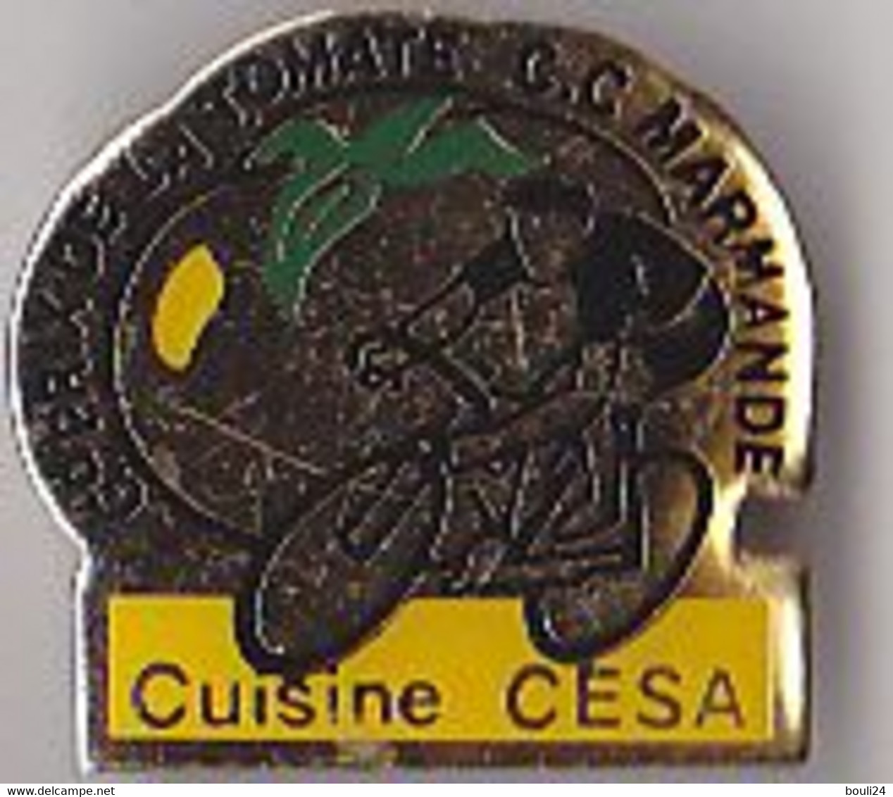 PIN'S THEME CYCLISME  A MARMANDE EN LOT ET GARONNE  LE GRAND PRIX DE LA TOMATE - Cyclisme