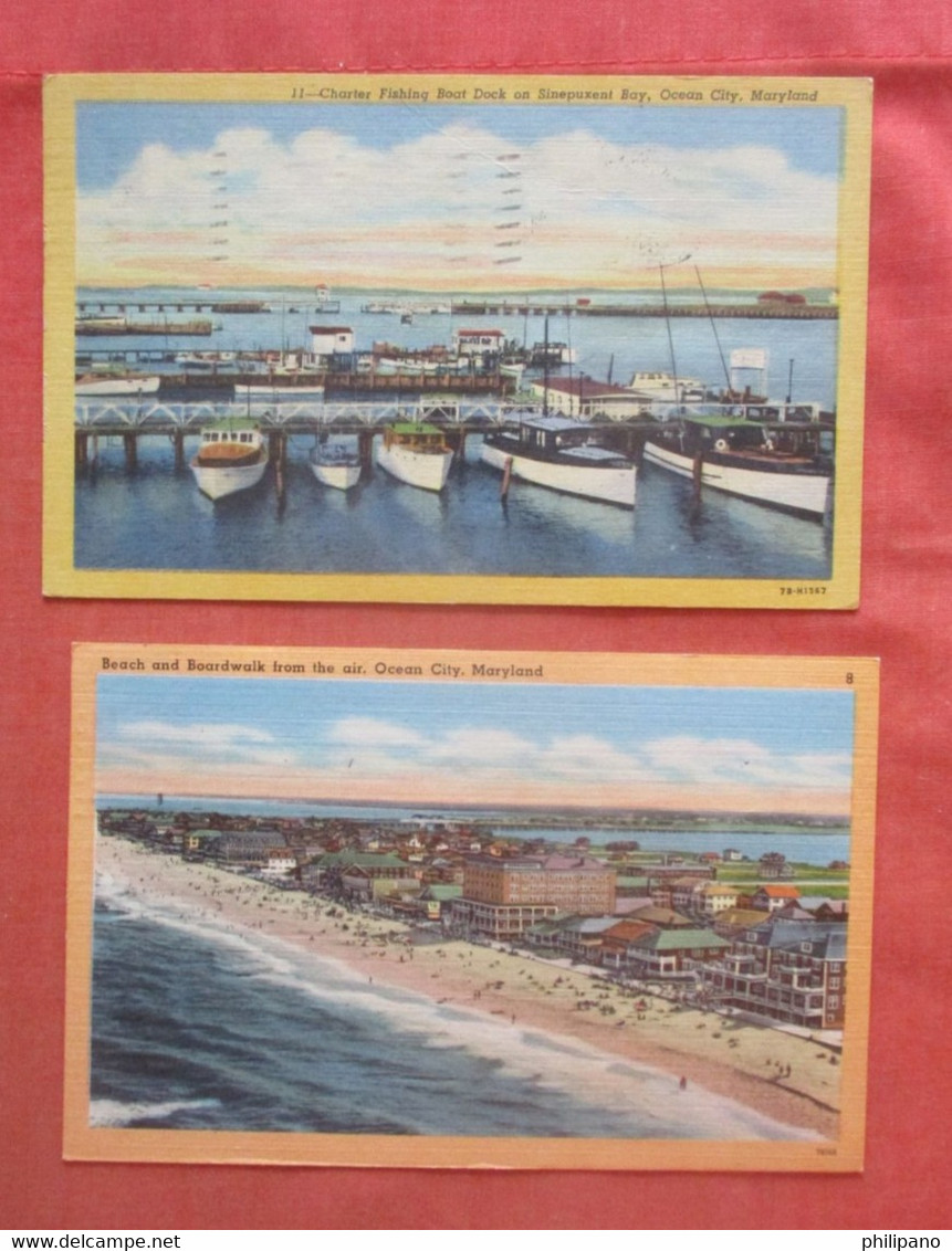 Lot Of  2 Cards-------- Ocean City Maryland >    Ref 5109 - Ocean City
