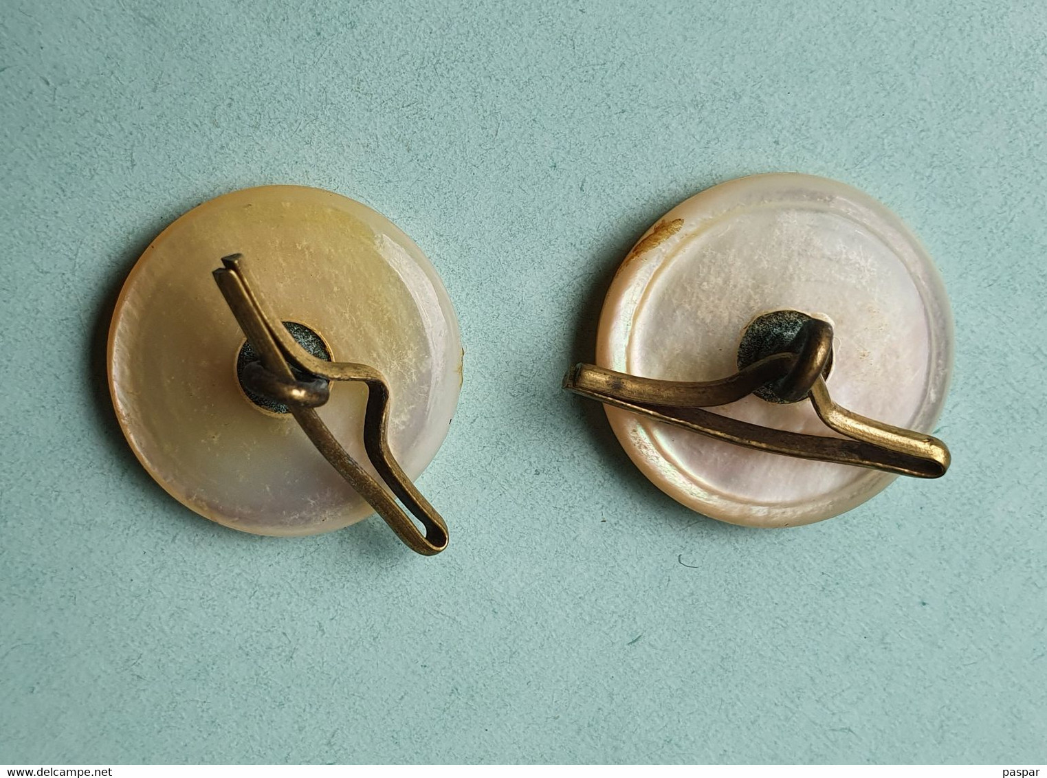 Paire De Boutons De Manchette Anciens - Cuff Links & Studs