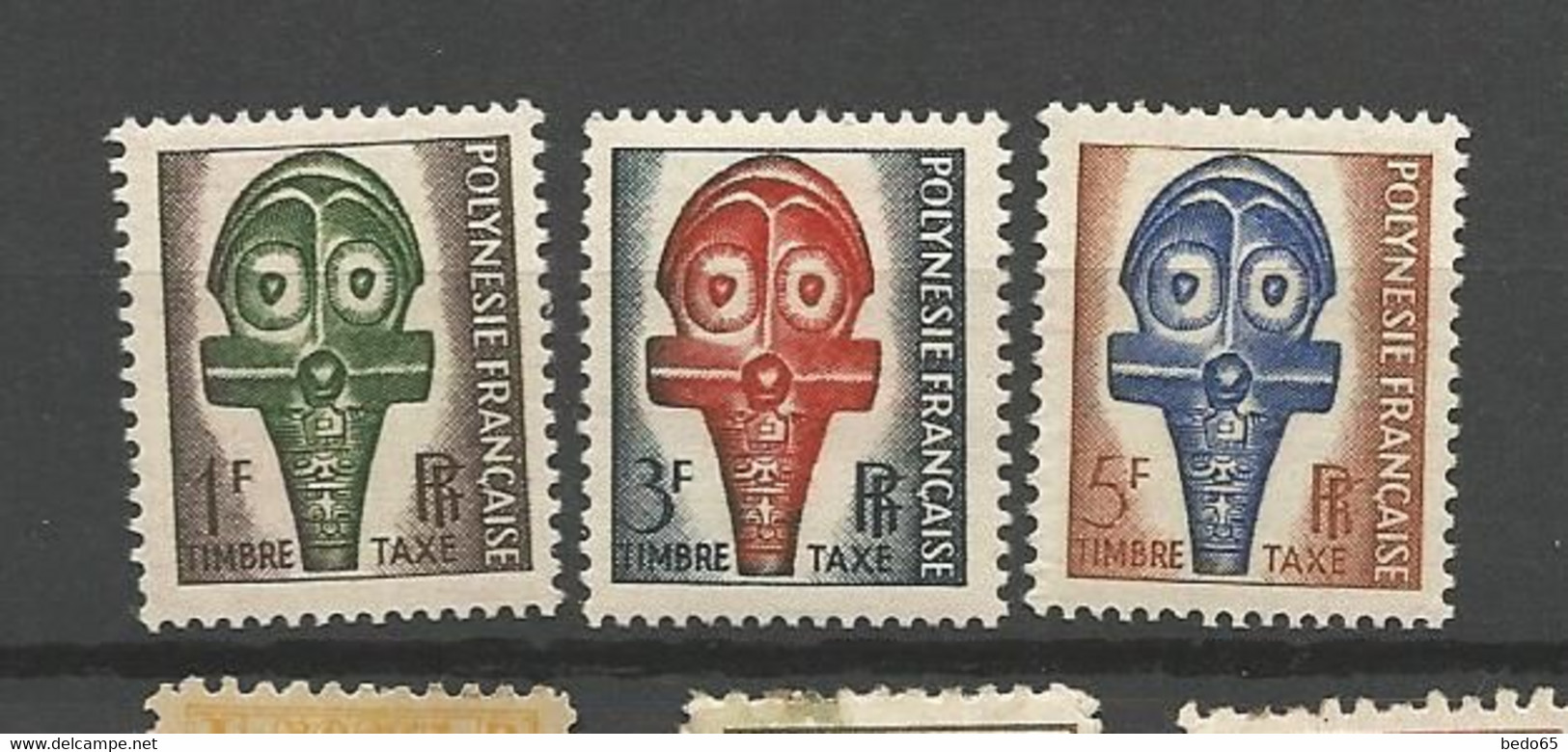 POLYNESIE TAXE N° 1 à 3 NEUF** LUXE SANS CHARNIERE  / MNH - Impuestos