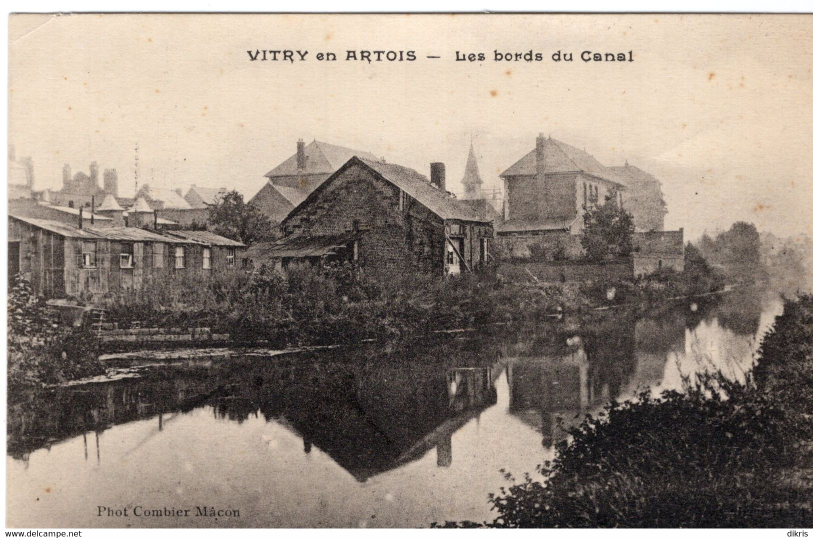 62-VITRY EN ARTOIS- LES BORDS DU CANAL-ANIMEE - Vitry En Artois