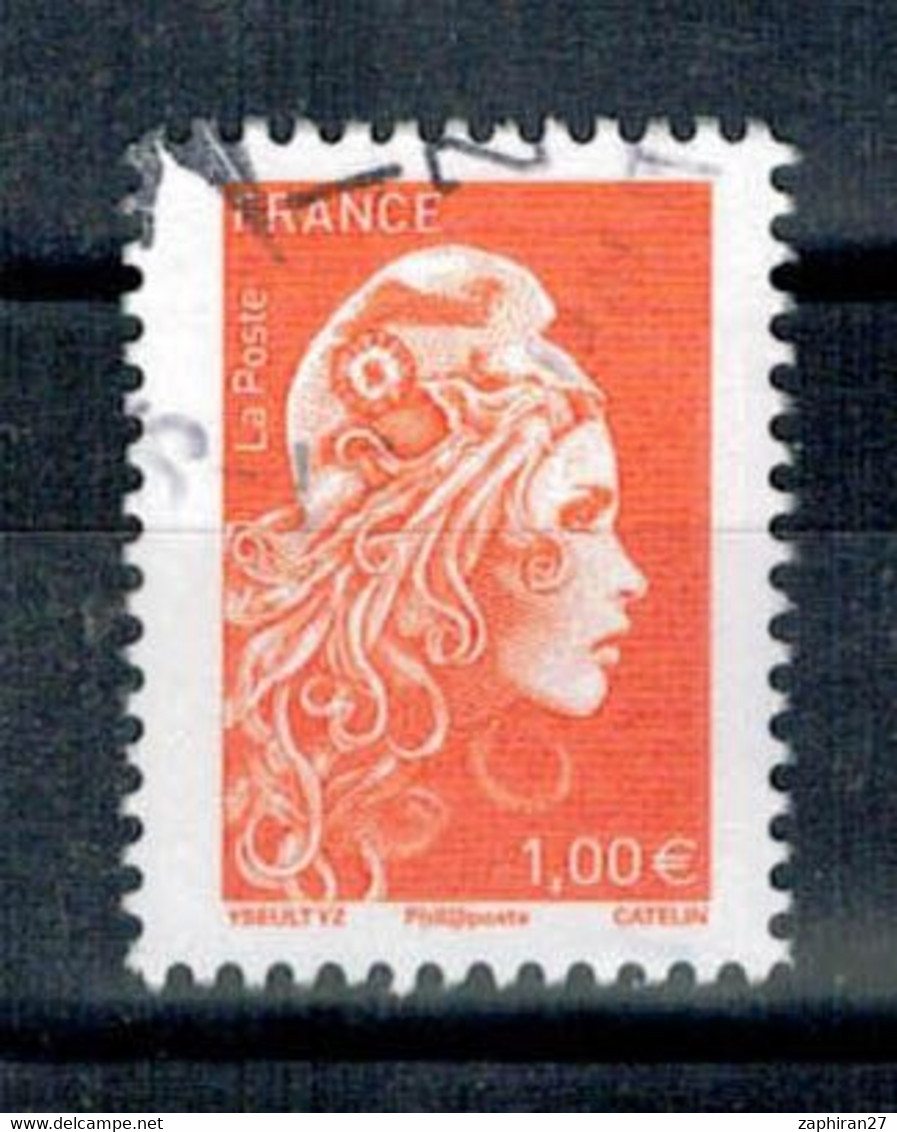 2018 N 5254 MARIANNE ENGAGEE DENTELE 1.00 OBLITERE CACHET ROND #231# - Usati