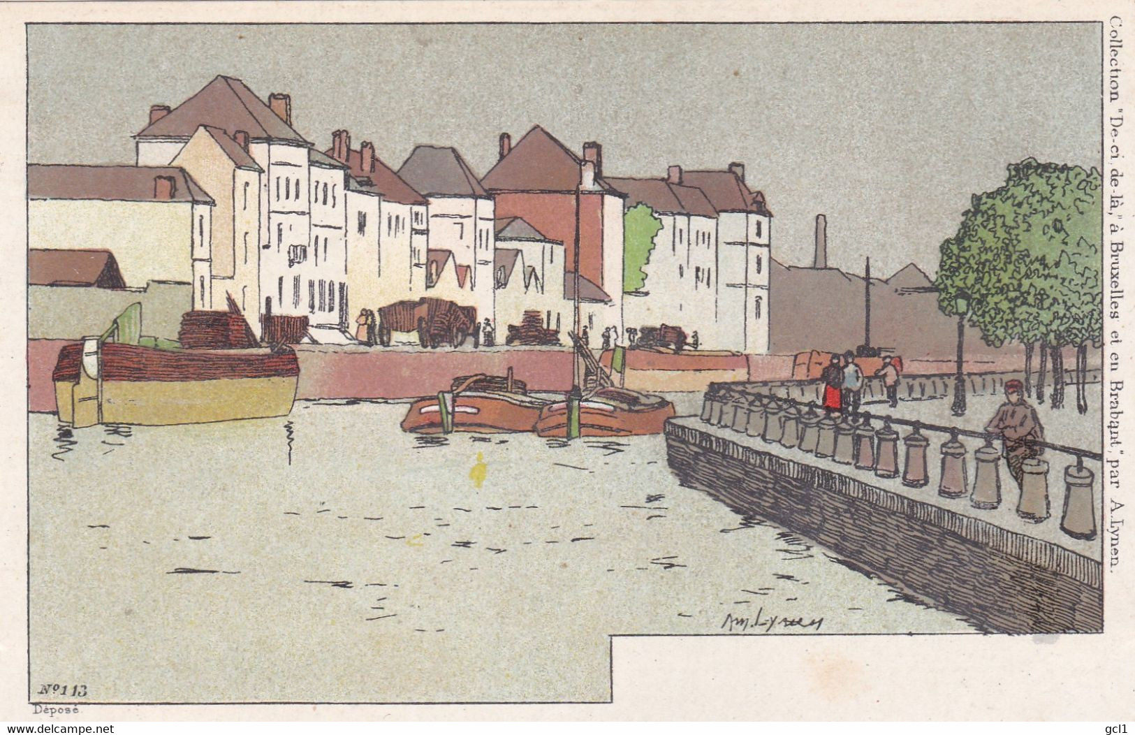 A.Lynen - No 113- Quai De Hainaut - Brux. - 1900-1949