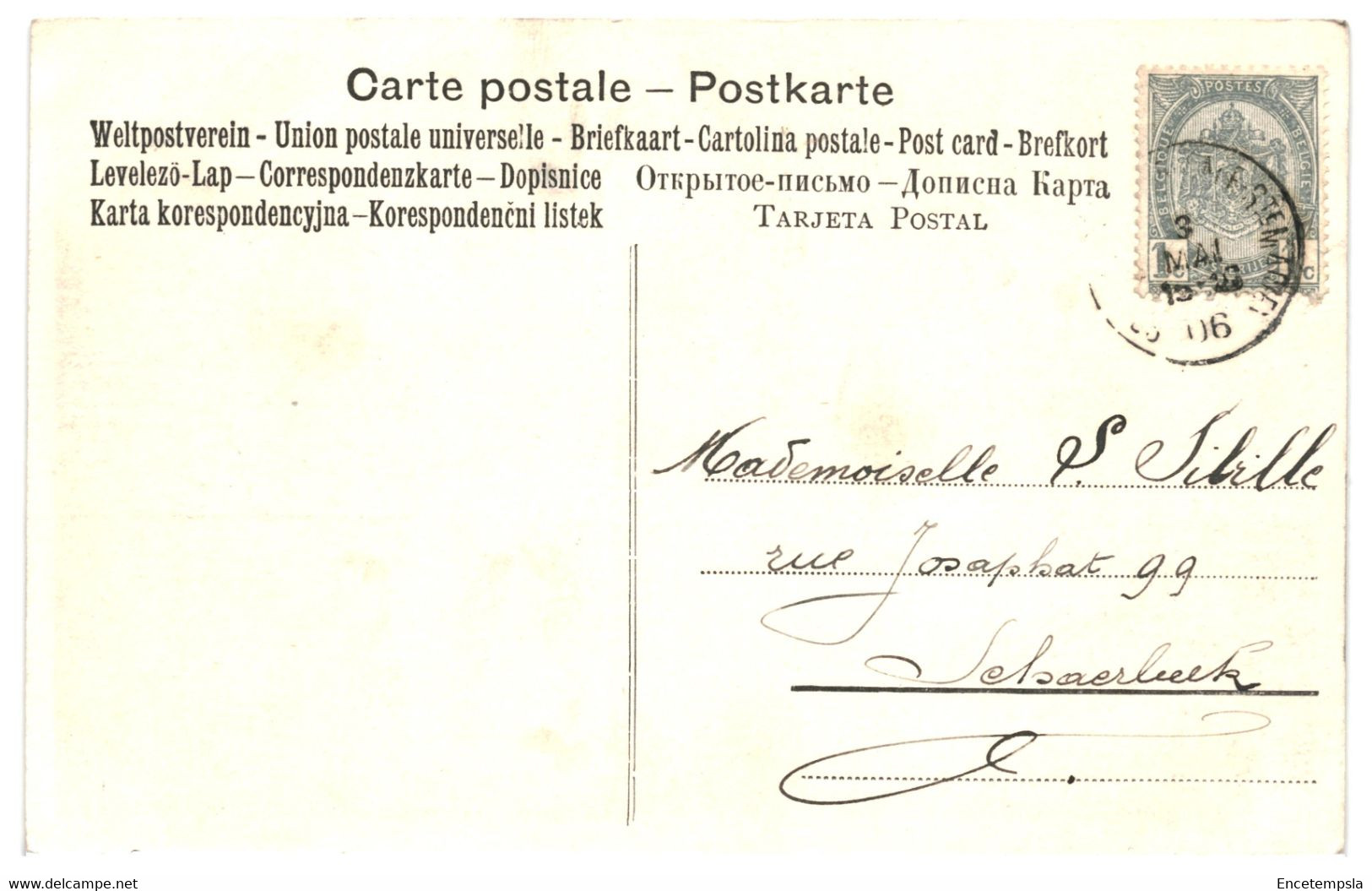 CPA - Carte Postale Belgique  Illustration D'une Mer Démontée Sur Des Rochers Keene, Elmer 1906 VM36462 - Keene, Elmer