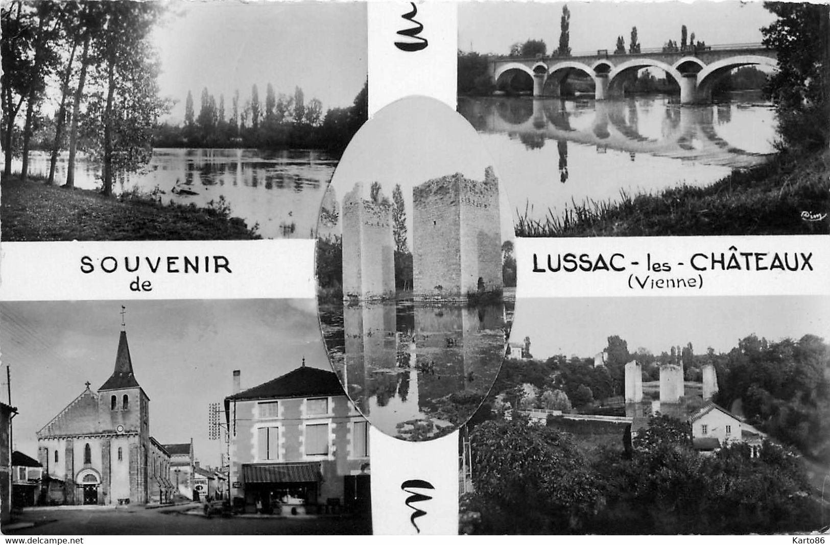 Lussac Les Châteaux * Souvenir De La Commune * Multivues - Lussac Les Chateaux