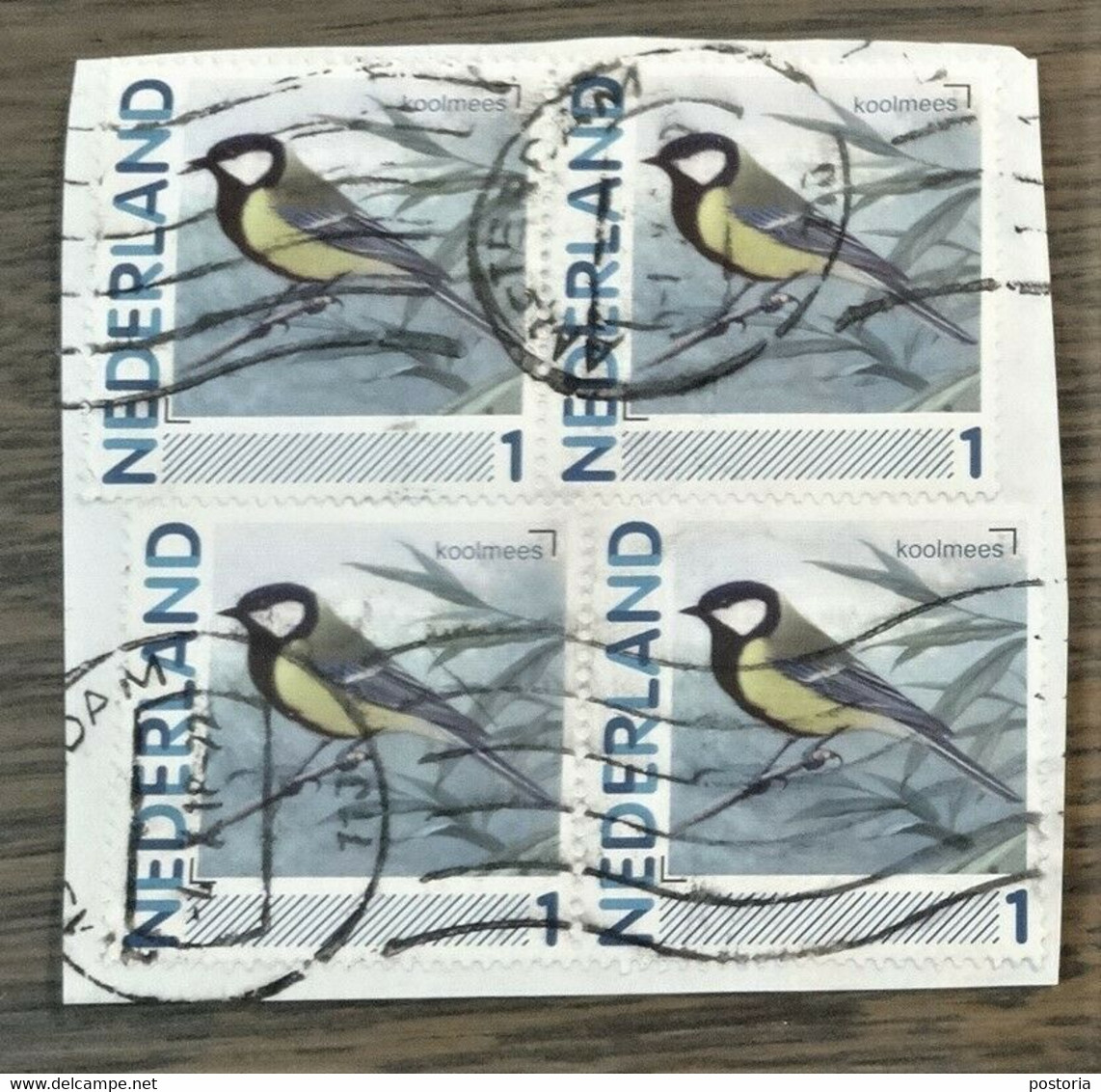 Nederland - NVPH - 2011 - 2791 - Persoonlijk Gebruikt Onafgeweekt - Koolmees - 4 Stuks - Vogels - Vogel - Used Stamps