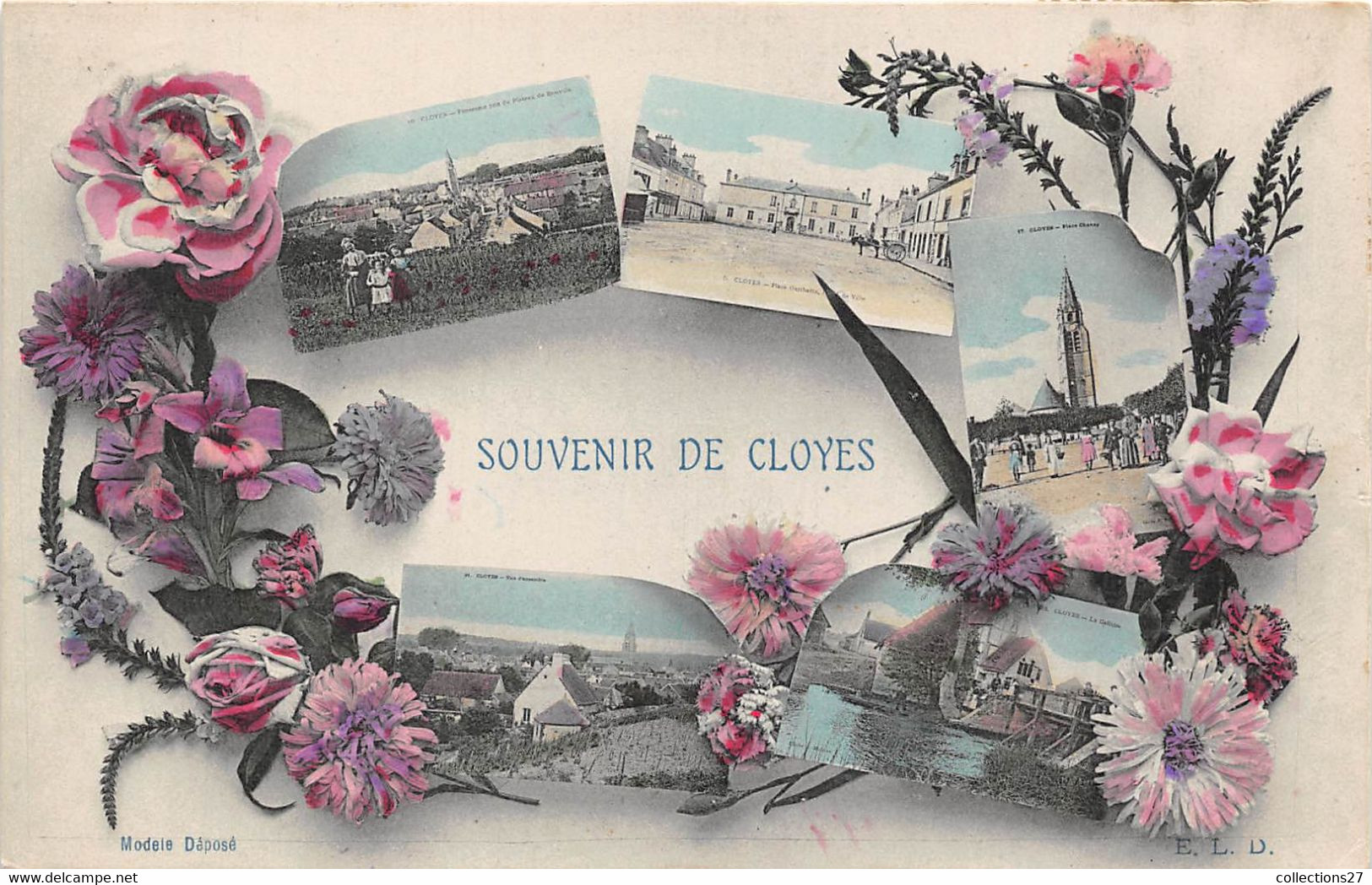 28-CLOYES- SOUVENIR MULTIVUES - Cloyes-sur-le-Loir