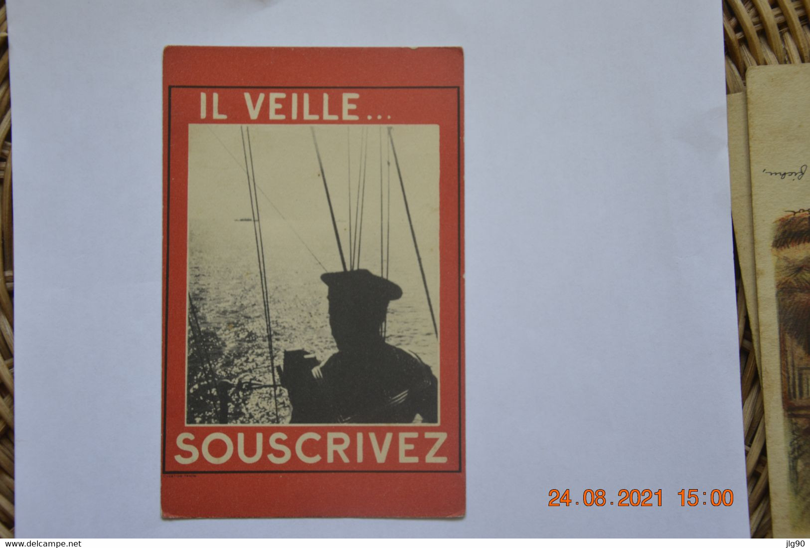 CPA Propagande 40-45 "Il Veille…, Souscrivez" Souscrire Aux Bons D'armement, C'est Sauver Des Vies Françaises - Guerra 1939-45