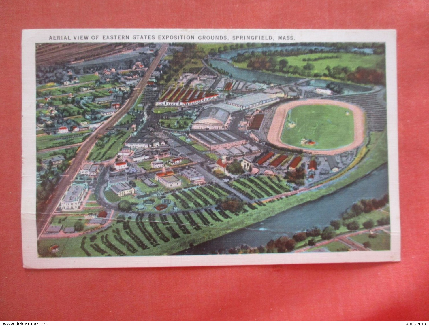 Aerial Eastern States Exposition Grounds  Massachusetts > Springfield > > Has Crease   Ref 5110 - Springfield