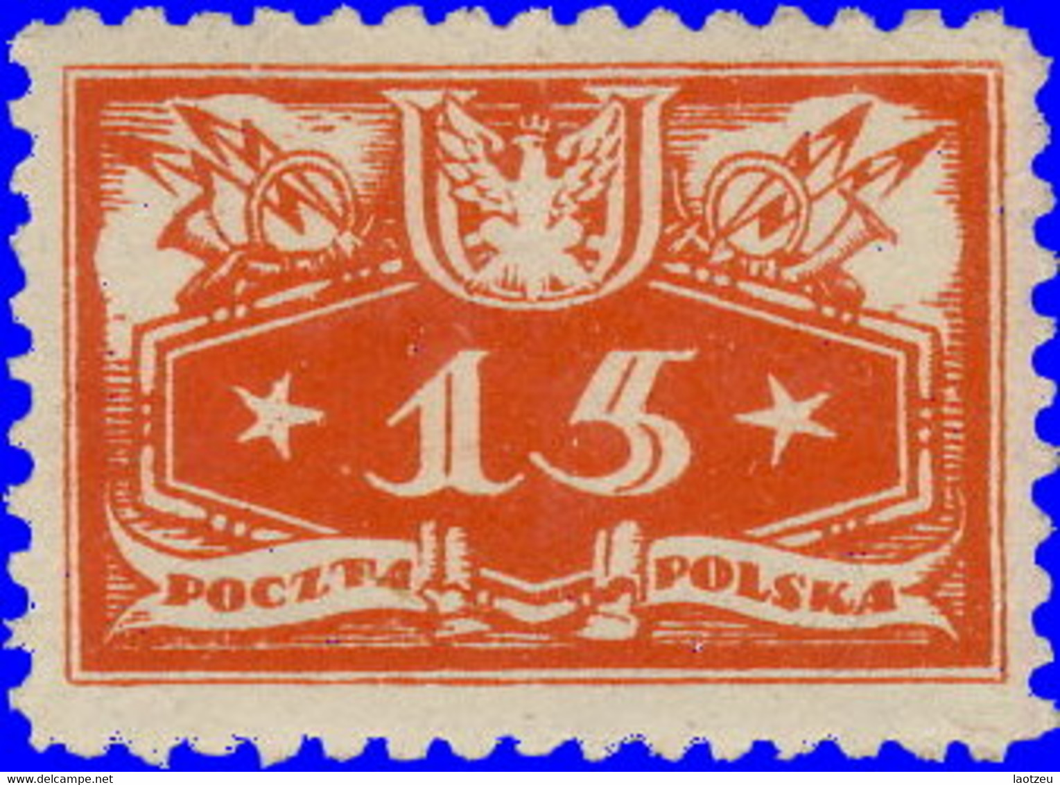 Pologne Service 1920. ~ S 4* - 15 F. Service - Officials