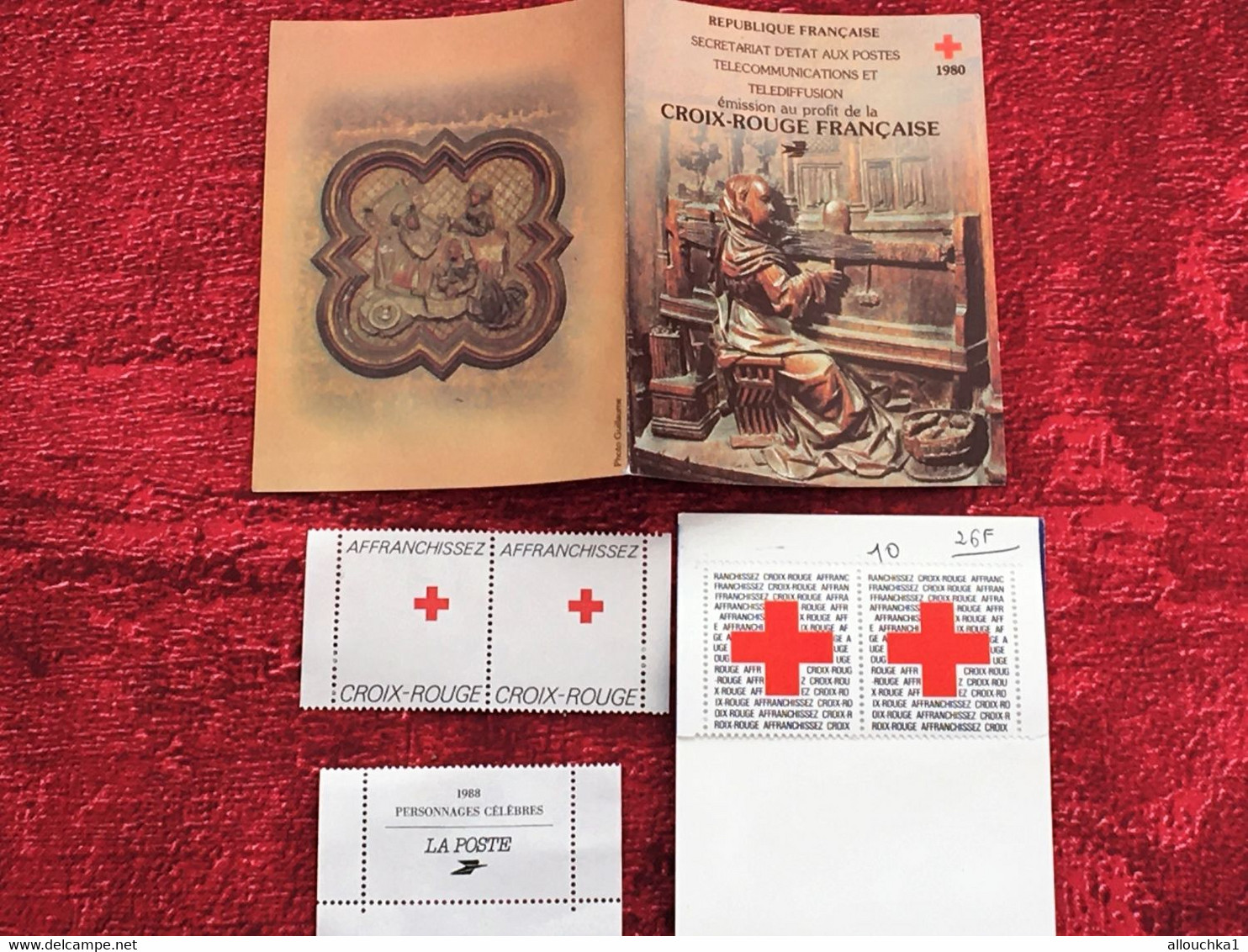 Croix Rouge  Red Cross Vignettes Et Support Erinnophilie,Vignette,stamp,Timbre,Label,Sticker-Aufkleber-Bollo-Viñeta- - Red Cross