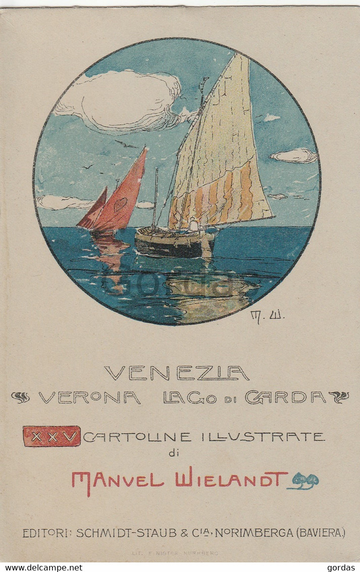 Illustrateur Manuel Wielandt - Venezia - Verona - Lago Di Garda - Wielandt, Manuel