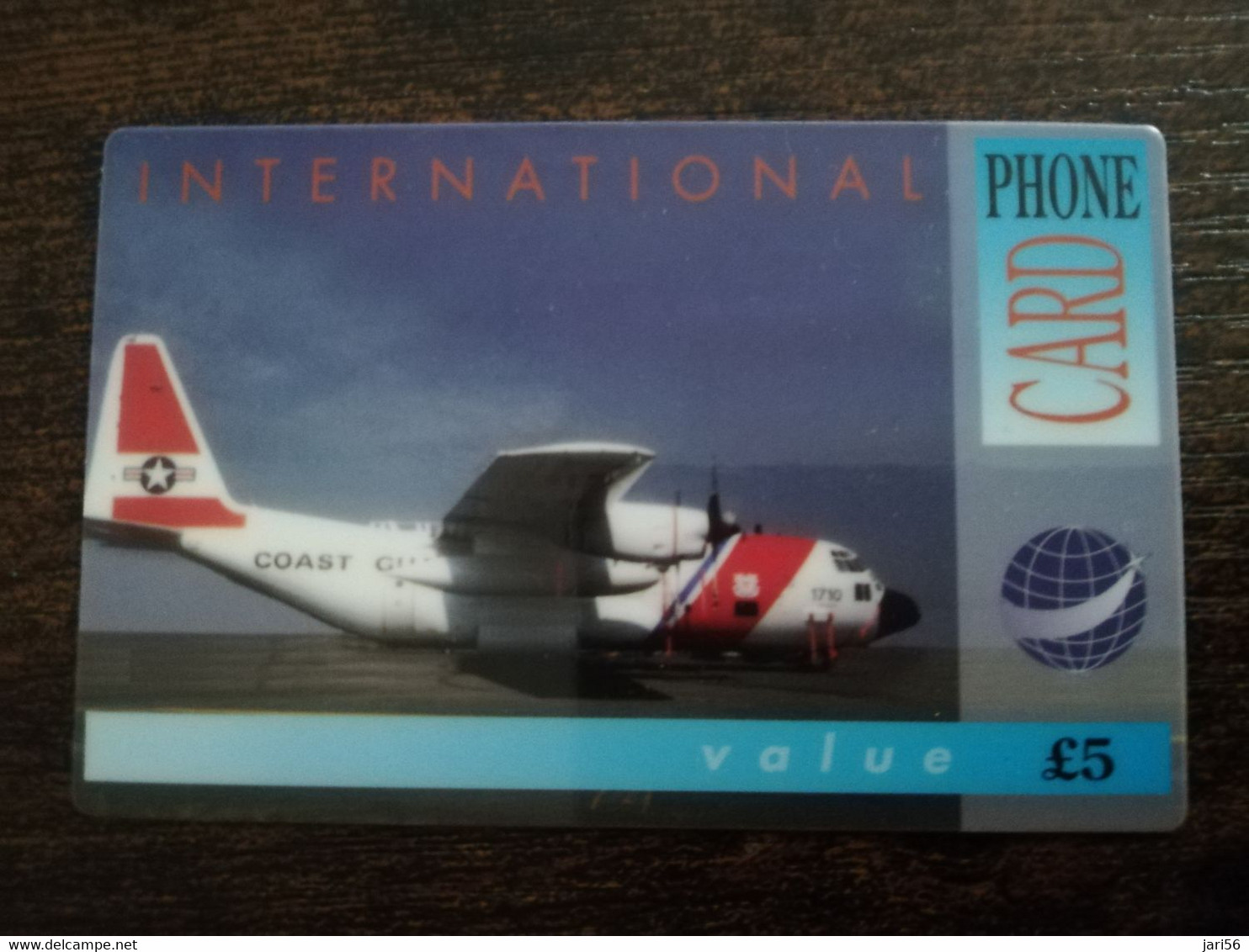 GREAT BRITAIN   5 POUND   COAST GUARD AIRPLANE   PREPAID      **6115** - Collections