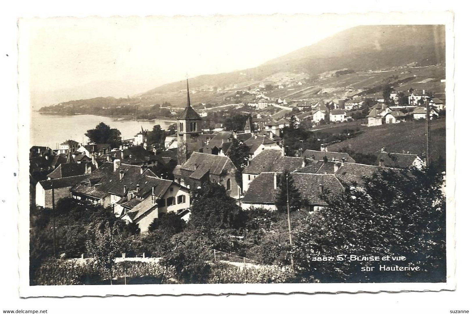 Village De SAINT-BLAISE Et Vue Sur HAUTERIVE - Hauterive