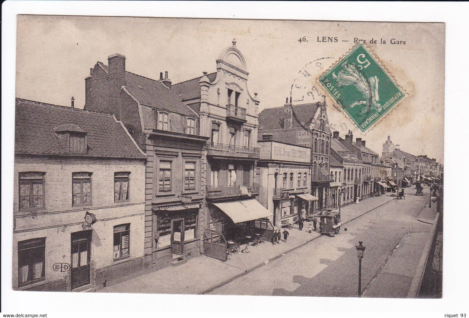 46 - LENS - Rue De La Gare - Lens