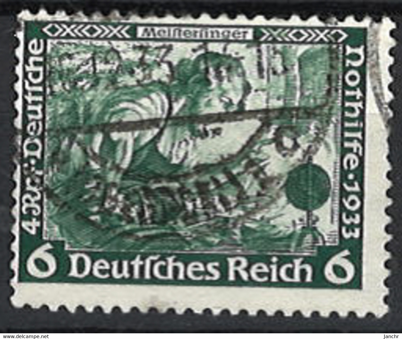 Deutsches Reich Germany Empire 1933. Mi.Nr. 502 B, Perf . 14, Used O - Oblitérés