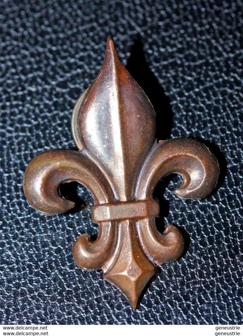 Très Belle Broche Royaliste De Revers De Veston "Fleur De Lys" - Broches