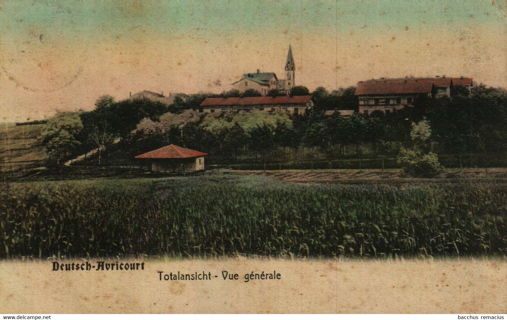 AVRICOURT DEUTSCH-AVRICOURT Totalansicht - Vue Générale (colorée)  W.S.S. Str. 2467 - Sarrebourg