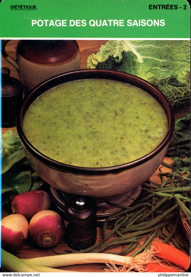 Potage Des Quatre Saisons - Recepten