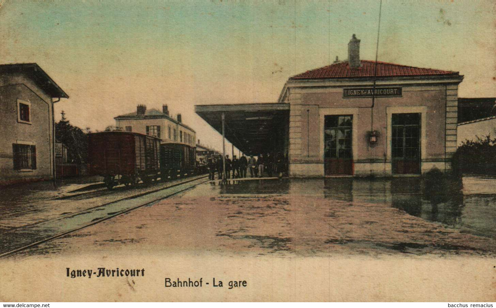 IGNEY-AVRICOURT Bahnhof - La Gare (colorée)  W.S.S. Str. 2465 (1x) - Sarrebourg