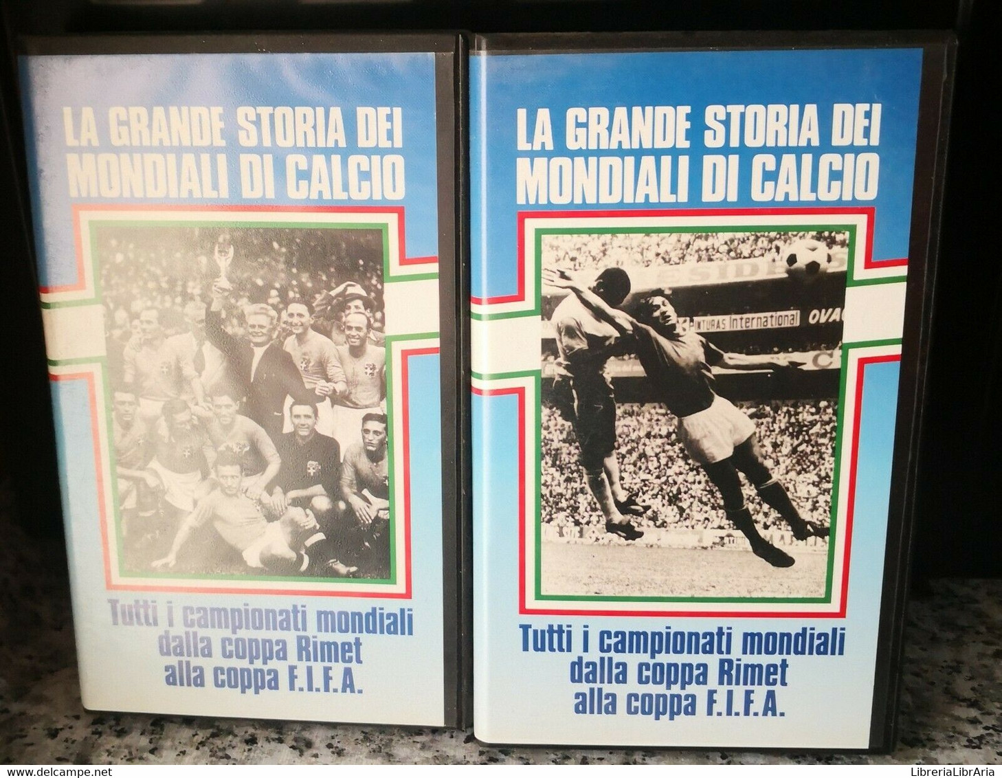 La Grande Storia Dei Mondiali Di Calcio 1 , 2 Vhs - Anni 70 Univideo -F - Sammlungen