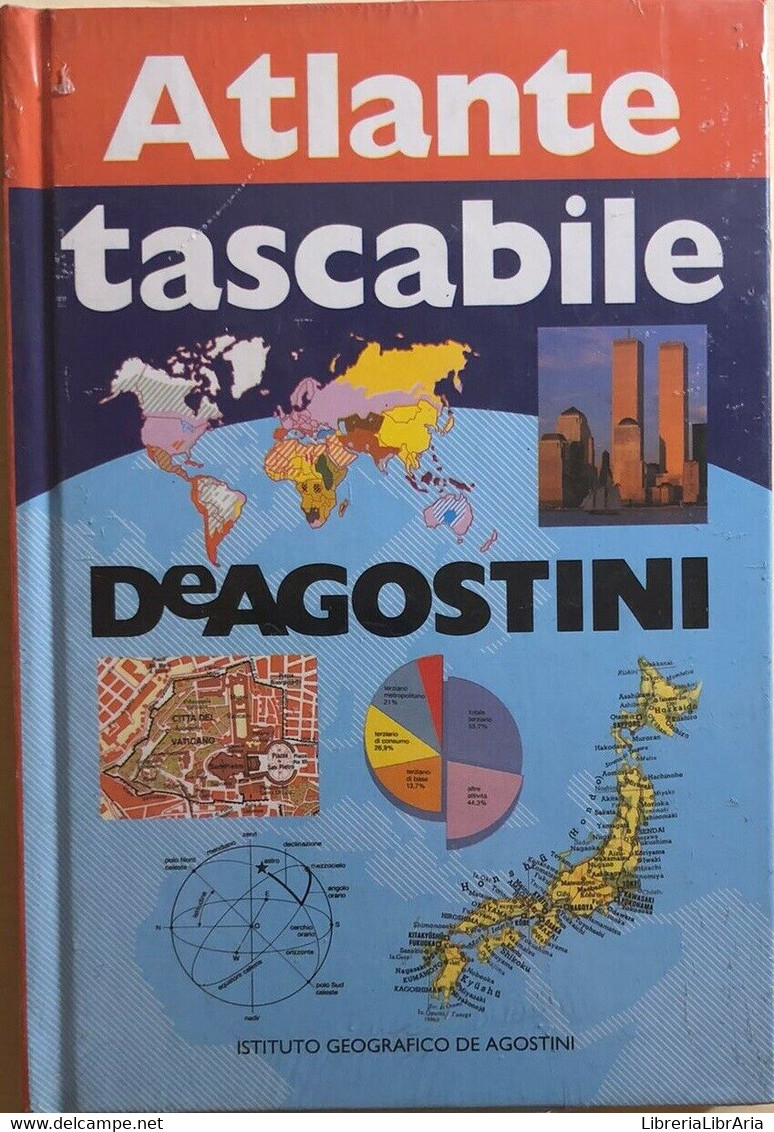 Atlante Tascabile DeAgostini Di Aa.vv., 1992, Istituto Geografico Deagostini - Historia, Filosofía Y Geografía