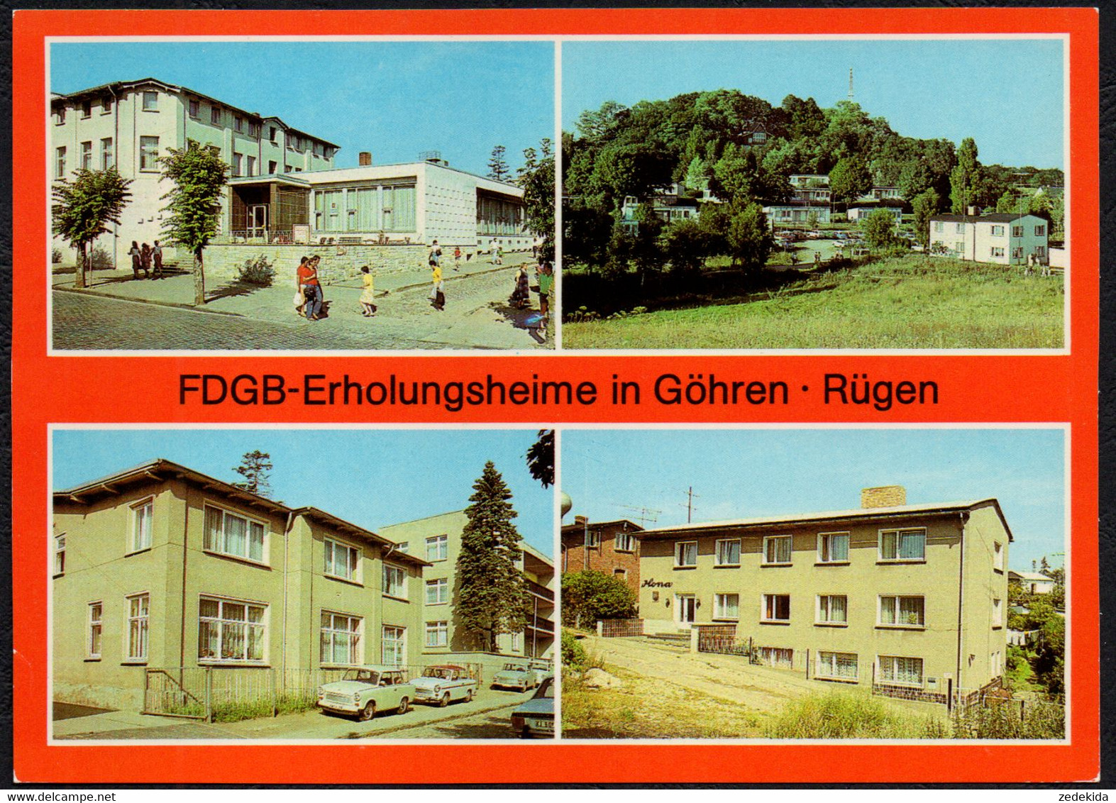 F3445 - TOP Göhren FDGB Heim Sandeck Buskam Ilona - Bild Und Heimat Reichenbach - Göhren