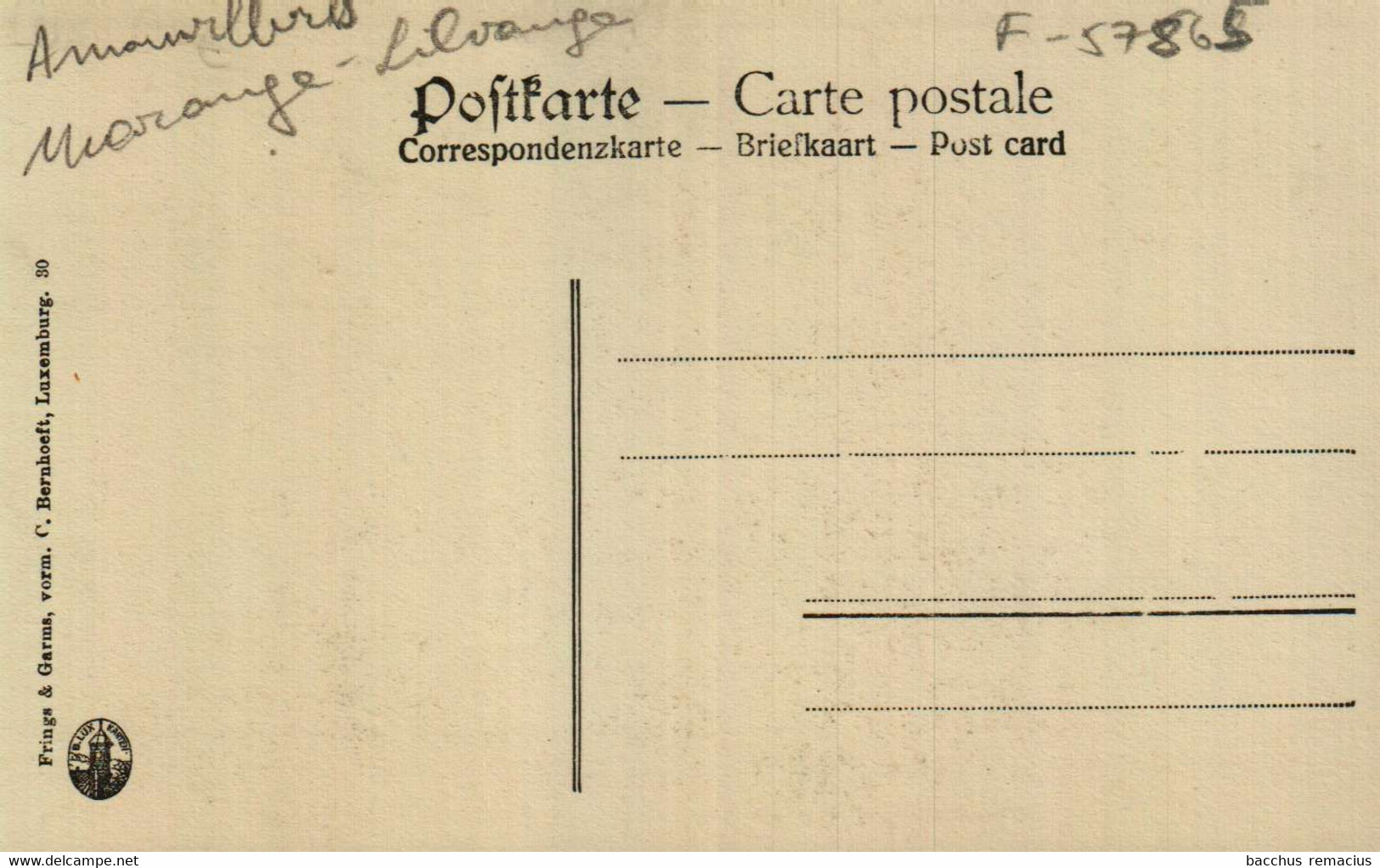 AMANVILLERS 3e Grenadiers De La Garde AUGUSTA AMANWEILER 3.Garde-Grenadier-Regt. AUGUSTA Frings&Garms V.C.Bernhoeft Nr30 - Metz Campagne