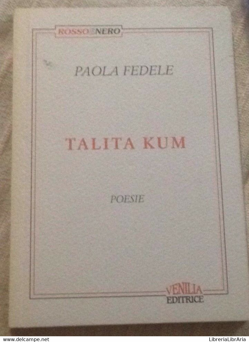 Talita Kum - Paola Fedele - Vanilia - 1993 - M - Poésie