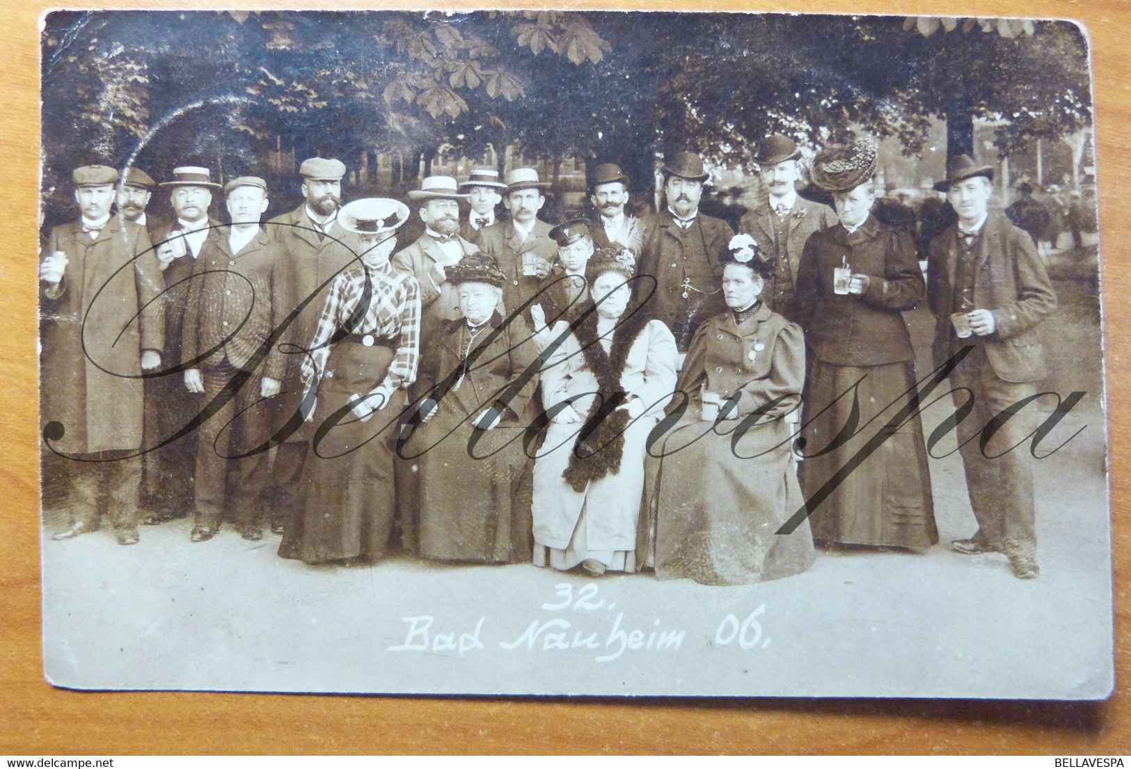 Bad Nauheim 1906 RPPC , Carte Photo-Foto. - Moda