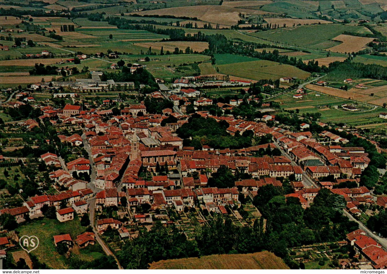 09 - LEZAT - Vue Générale Aérienne - Lezat Sur Leze