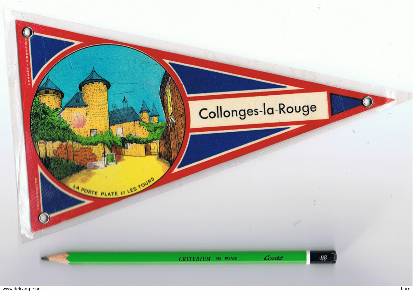 Fanion En Plastique - COLLONGES LE ROUGE - MEYSSAC  -  Tourisme, Voyage, Vacances, ...( Fr83) - Andere & Zonder Classificatie