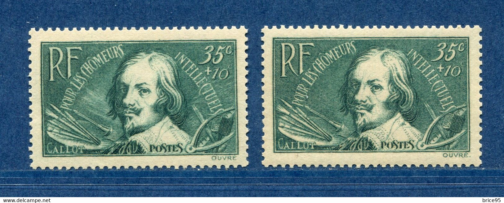 ⭐ France - Variété - YT N° 381 - Couleurs - Pétouille - Fond Blanc - Neuf Sans Charnière - 1938 ⭐ - Neufs