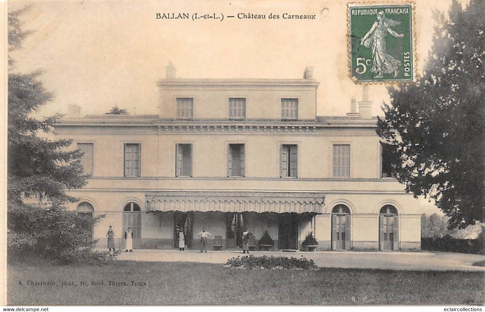 Ballan-Miré         37          Château  Des Carneaux    - Décollé -   (voir Scan) - Ballan-Miré