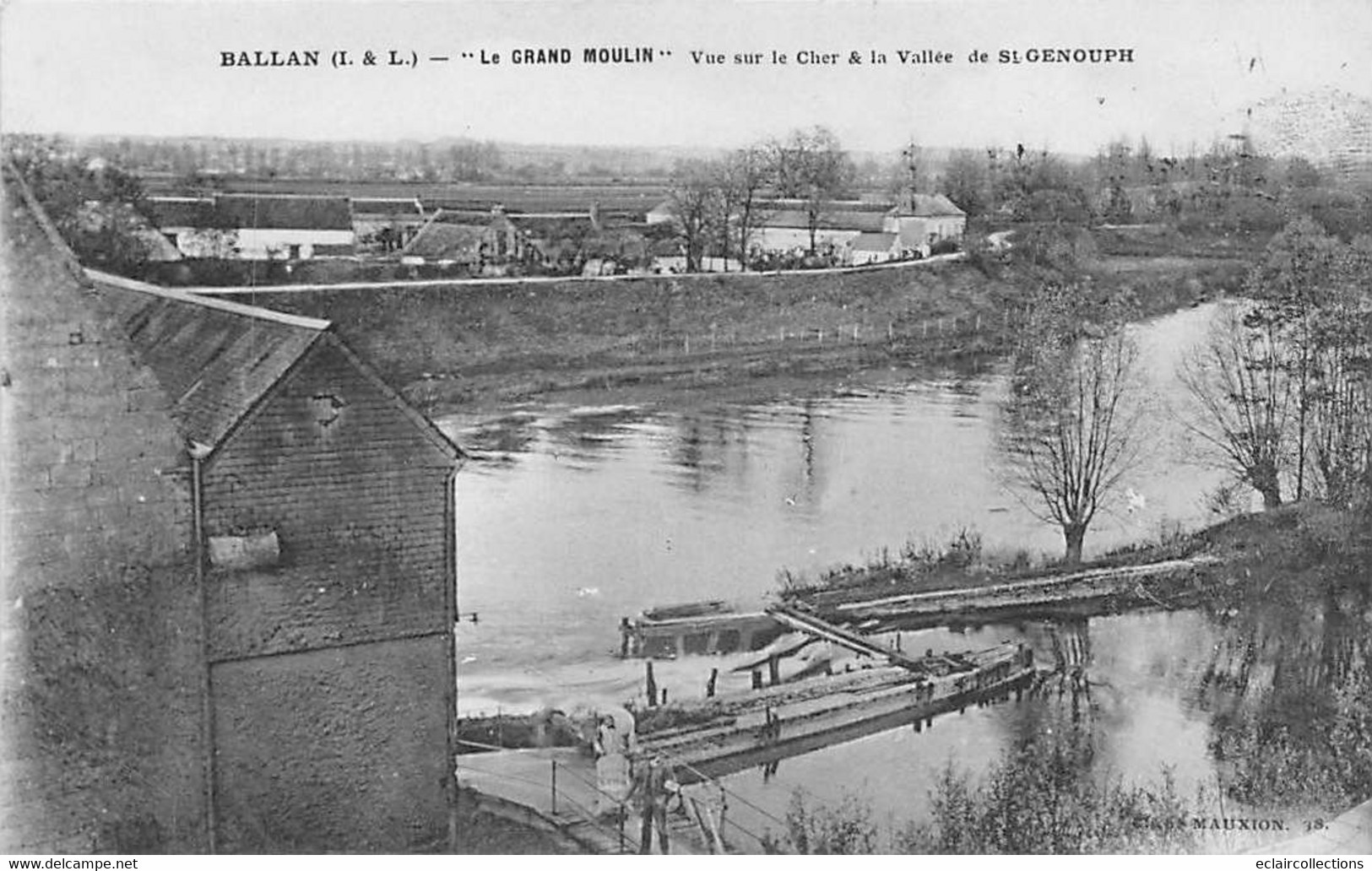 Ballan-Miré         37         Le Grand Moulin Et La Vallée De Saint Genouph         (voir Scan) - Ballan-Miré