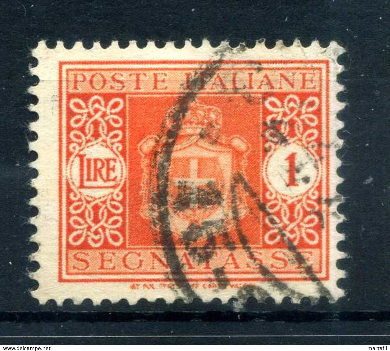 1945 LUOGOTENENZA N.81 USATO Senza Filigrana - Strafport