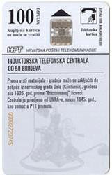 OLD TELEPHONES CENTRALE  (Croatia Old Chip Card) * Telephone Phone Telephone History Phones Museum Musee - Telefoni