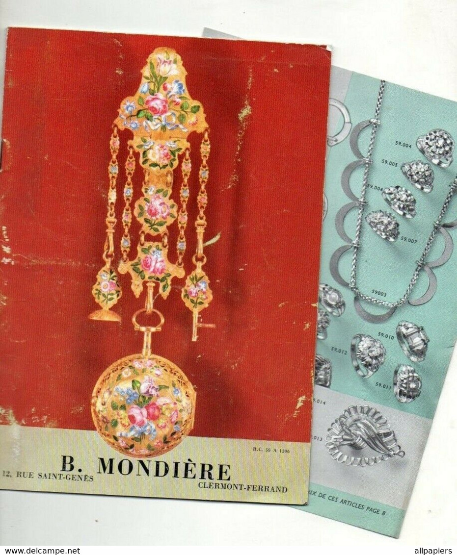 Catalogue B. Mondière De Noel 1959 à Clermond-Ferrand Rue Saint-Genès - Format : 21x15 Cm - Autres & Non Classés