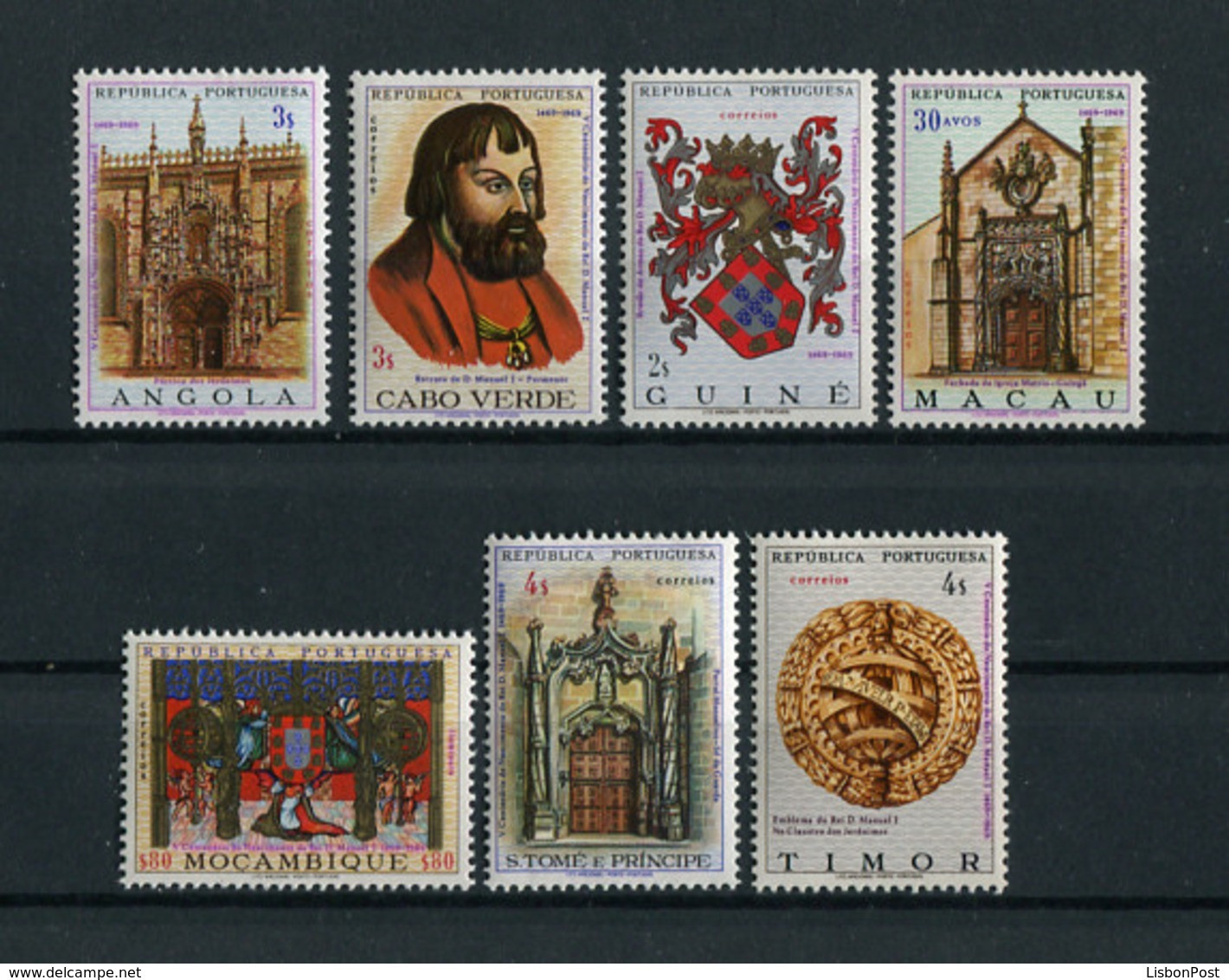 Portugal Colonies OMNIBUS 1969 D. Manuel Complete Set MNH, FVF - Andere & Zonder Classificatie