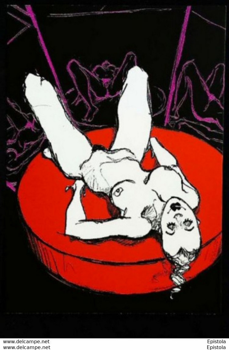 ► Illustration Fernand  ZACOT - PIGALLE  - Femme Seins Nus - Série Erotic Theater 2004 - Zacot, Fernand