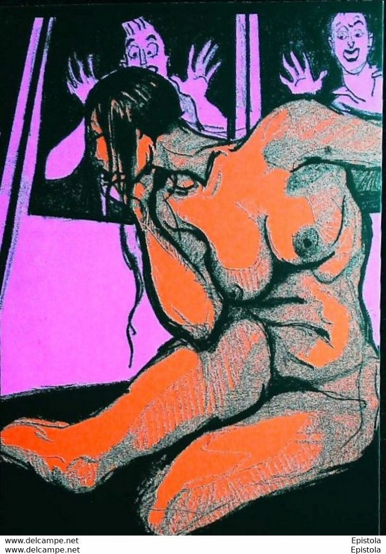 ► Illustration Fernand  ZACOT - PIGALLE  - Femme Seins Nus - Série Erotic Theater 2004 - Zacot, Fernand
