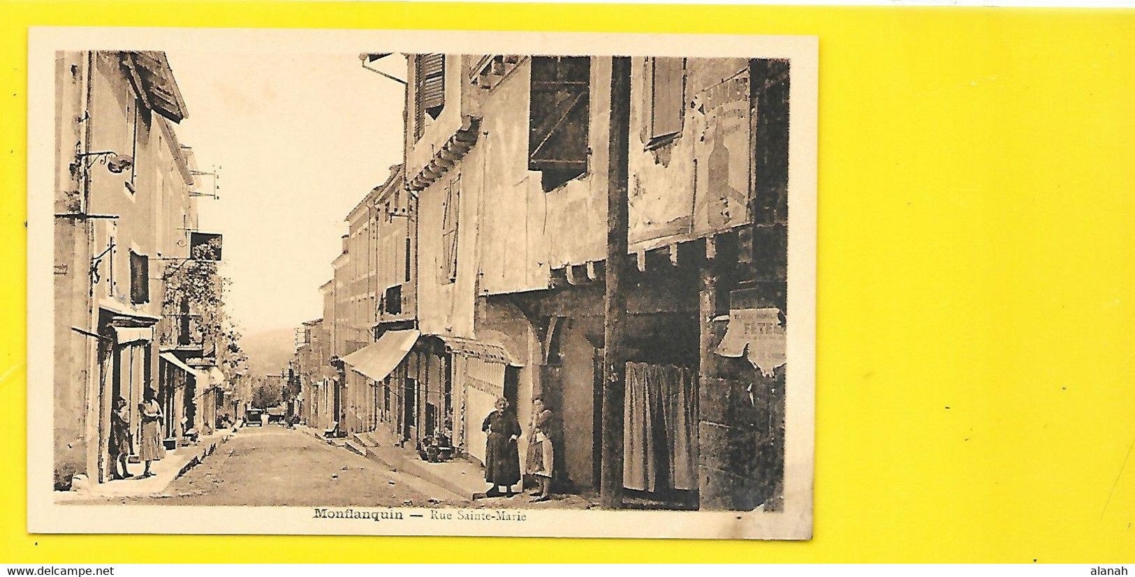 MONFLANQUIN Rue Ste Marie (Galinou Tabacs) Lot Et Garonne (47) - Monflanquin