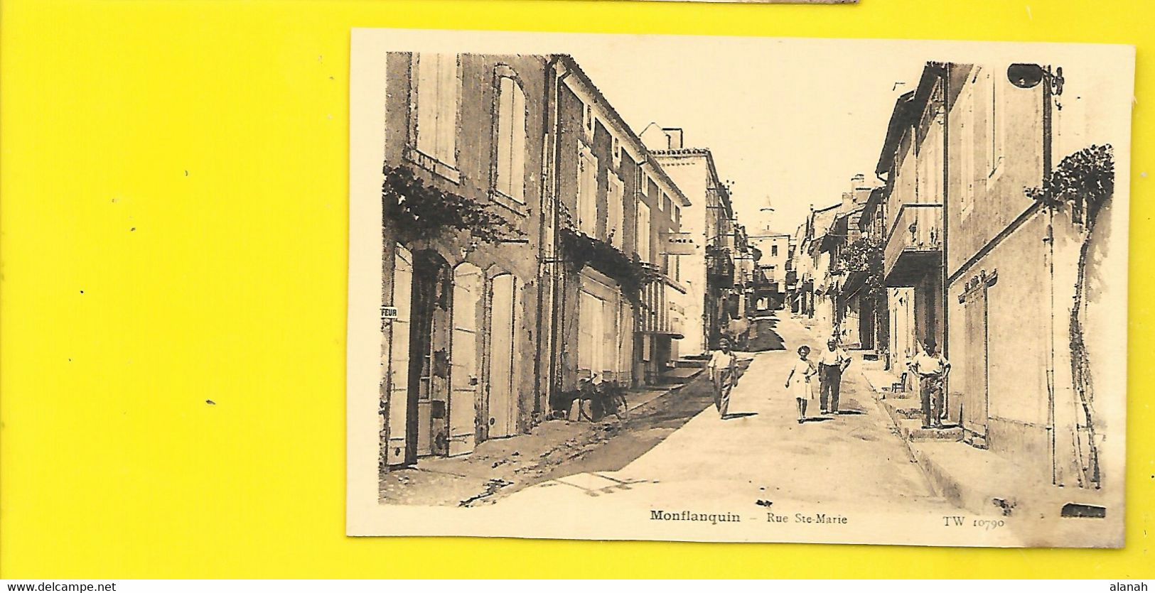 MONFLANQUIN Café Rue Ste Marie (Goujon Tabacs) Lot Et Garonne (47) - Monflanquin